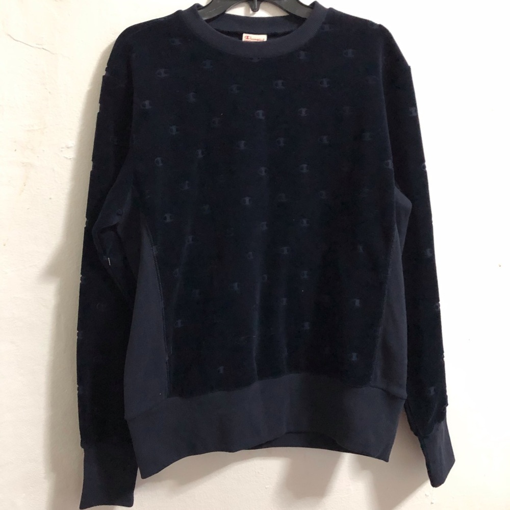 Champion velvet sweater